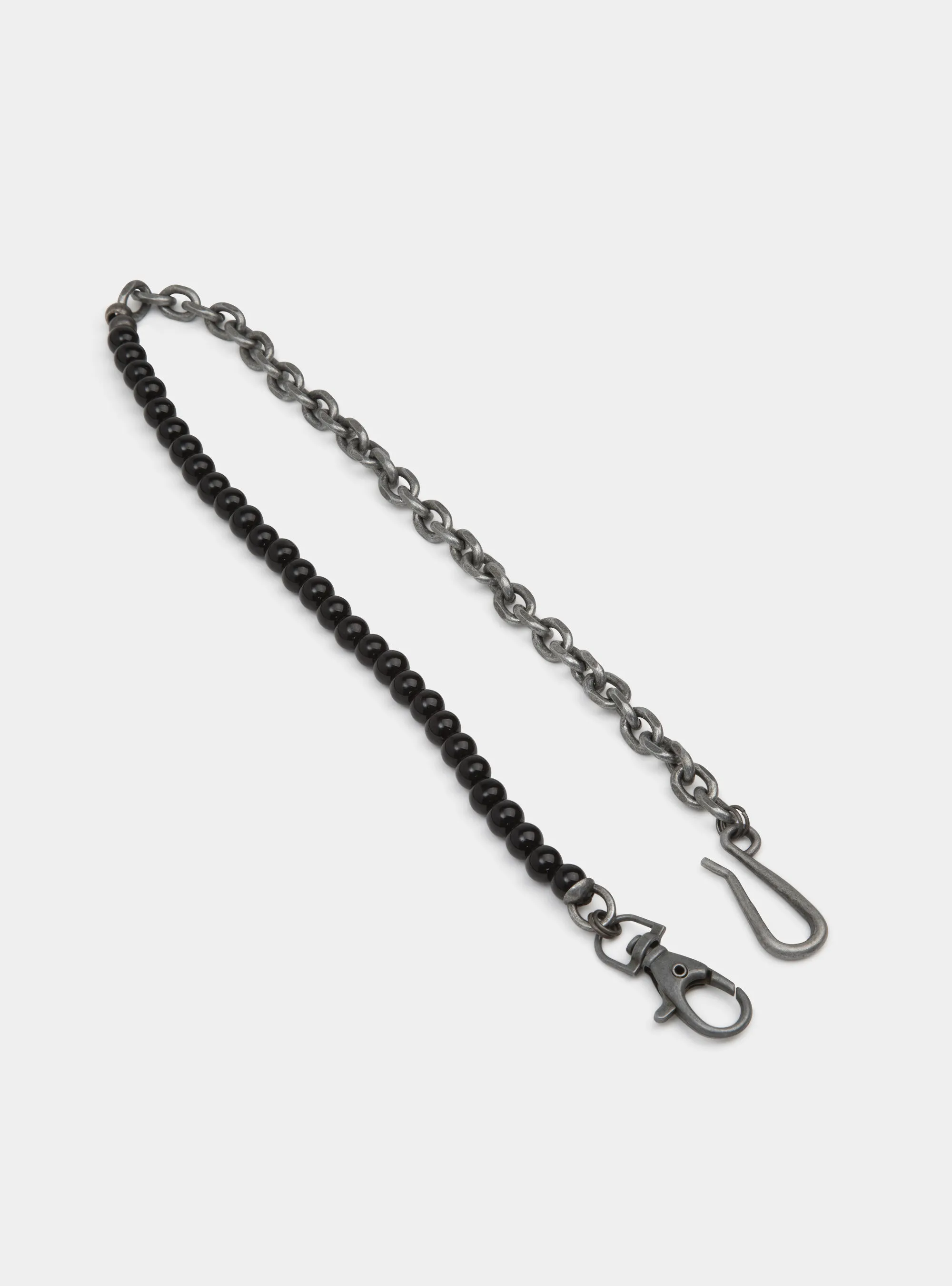 Cadena para pantalón con bolas negras